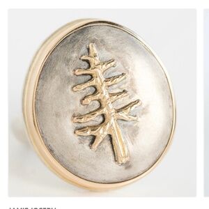Jamie Joseph 14kt gold and silver ring